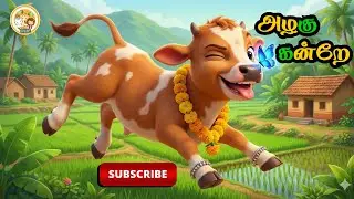 Funny Cow Dance! 🐮 Azhagu Kandre | 3D Tamil Rhymes | அழகு கன்றே | Kiddo's Dream Channel