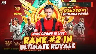 10000 Points Done✅ Rank 2 In Ultimate | Road To #1 Rank😴| Pubg Mobile | HOW BRAND LIVE