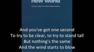 The New World - Songs for a New World Backing Track