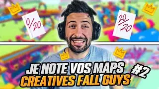 JE NOTE VOS MAPS CREATIVES PARTIE 2 sur FALL GUYS