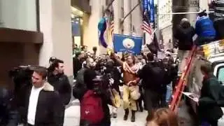 NYPD Overwhelmed by Occupy Wall Street Protesters, Motorcycle Cops Retreat