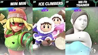 Super Smash Bros Ultimate Amiibo Fights  &ndash; 11pm Finals Min Min vs Ice Climbers vs Wii Fit