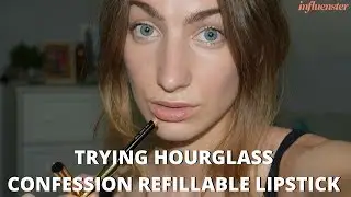 Trying Hourglass Confession Refillable Lipstick | First Impressions