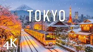 Winter in Tokyo 4K ❄️ Winter Wonderland of Temples, Snowy Alleys & Quiet Mornings Peaceful