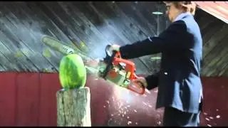Chainsaw Watermelon Mattress Ad