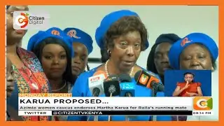 Azimio women endorse Martha Karua for Raila Odinga's running mate