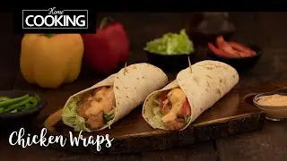 Chicken Wraps | Chicken Recipes | Tasty Recipes | Quick Snacks | Chicken & Veggies