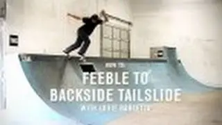 How To Feeble Grind To Backside Tailslide With Louie Barletta - TransWorld SKATEboarding