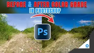 Before and After Color Grade in photoshop