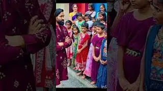 #Manchu family sankranti celebrations😍#mohan Babu family sankranti#manchuVishnu adopt 120 kids#viral