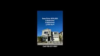 Plan 4 Floor Plan of Azure Park Community by Tri Pointe Homes in North Las Vegas