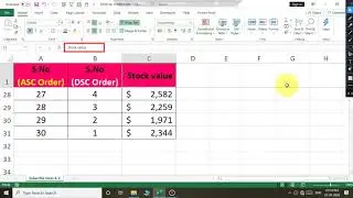 Serial number creation trick using formula in excel