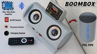 How To Make Boombox At Home || Making A Powerful Bluetooth Speaker At Home ||