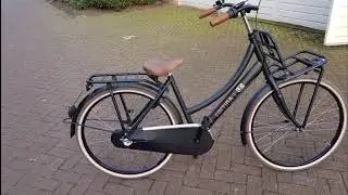 Ik heb nieuwe fiets jippie  spirit cargo damesfiets mini bruid zwarte 😍