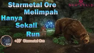 Best Location for Easy Starmetal Ore Farming | Resource Farming | New World Indonesia