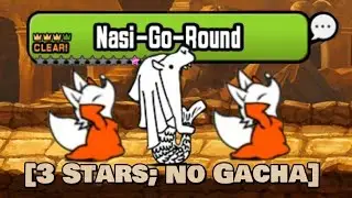 The Battle Cats | Uncanny Legends | Nasi-Go-Round | 3 Stars (All Stages) [No Gacha]