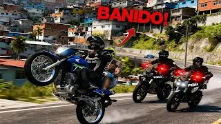 Meti FUGA na P0LÍCIA e FUI BANIDO no GTA RP! (DaLLass Gameplays)