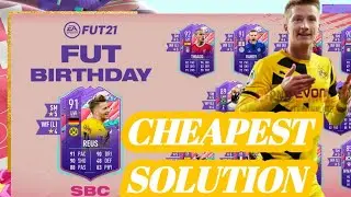 Fut birthday LW marco reus sbc fifa 21 cheapest squad solution