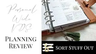 Van Der Spek Ring Planner Flip Through & Planning Chat - Custom B6 Tabac with Personal Wide Inserts