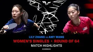Lily Zhang vs Amy Wang | WS R64 | #USSMASH 2025