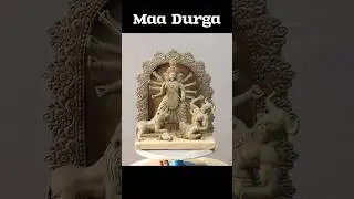 Maa durga murti making with clay