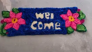 How to make door mat 