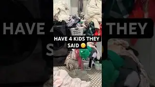 Laundry Cleaning Motivation with 4 kids