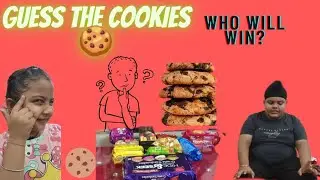 GUESS THE COOKIES CHALLENGE WITH MY BROTHER AND SISTER | DARAS ISHI VLOGS (super kids)
