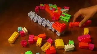 Satisfying diy lego train/brick by brick lego/asmr building blocks/building lego vehicles tutorials