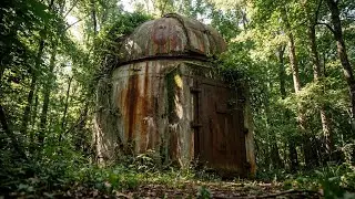 I Turned This Rusted Forest BUNKER Into a Luxury Off-Grid Home (ASMR) 
