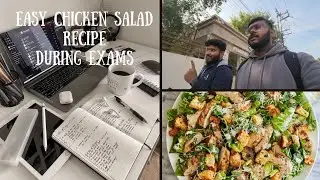 Quick, Tasty Chicken Salad Recipe + Exam Stress Survival!  #vlog