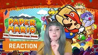 My reaction to the Paper Mario The Thousand Year Door Launch  Trailer | GAMEDAME REACTS