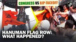 Congress vs BJP faceoff over removal of Hanuman Flag in Karnataka&rsquo;s Mandya; Sec 144 imposed