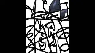Timelapse - If I had it to do over - Quick Abstract Digital Oil Painting