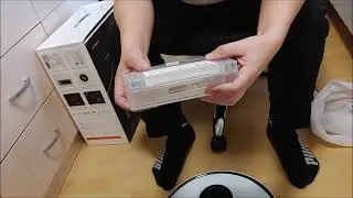 Робот-пылесос ROIDMI EVE Plusy распаковка, запуск, ночная съемка