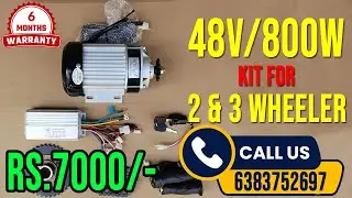 Rickshaw Conversion Kit TVS XL EV Conversion 800W Chain Drive Kit ev Spare Parts Wholesale
