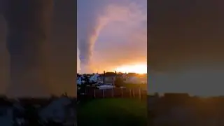 A Rainbow Tornado Formed in the Sky&hellip; 🌈🌪️ #shorts #tornado #rainbow #ai #viralshorts #aishorts #sky