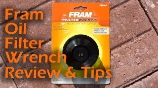 FRAM OIL FILTER CAP WRENCH REVIEW | How to keep cap wrench from slipping off of oil filter