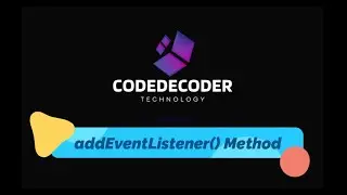 JavaScript addEventListener() Method