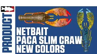 Netbait Netbait Paca Slim Craw - New Colors with Scott Canterbury | ICAST 2020