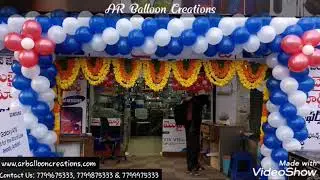 Shop Opening Balloon Decoration | Mobile Mart at Tower Clock Center, Gudur