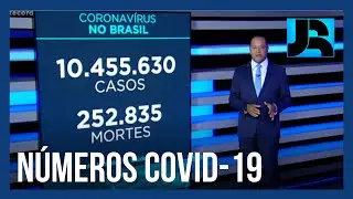 Coronav&iacute;rus: Brasil registra 252.835 mortes, 1.337 nas &uacute;ltimas 24 horas