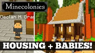 MineColonies Housing + Growing Population! #5