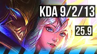 ZED vs LUX (MID) | Dominating | EUW Diamond | 25.9