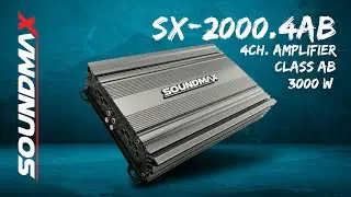 #SOUNDMAX​ SX-2000.4AB | 4 KANAL CLASS AB AMPLİFİKATÖR