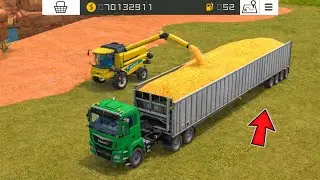 Collect Corn With Huge Trailer & Sell W/ High Price In Fs18 | Fs18 Multiplayer Gameplay | Timelapse 