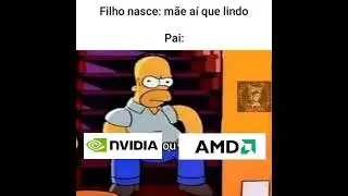 Nvidia ou amd? #memes #humor #funny #engra&ccedil;ado #pc #nvidia #amd #setup #gamer #jogos #informatica