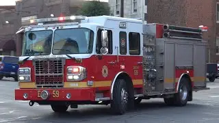 Philadelphia Fire Department Engine 59 Responding