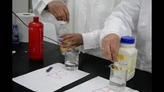 تجربة الكشف عن الأحماض والقواعد بإستخدام ورق تباع الشمس