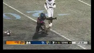 Tyrice Knight (UTEP LB) vs FIU 2023